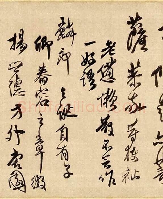傅山草书《贺毓青丈五十二得子诗》_06