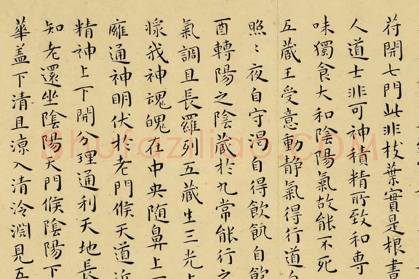 王宠小楷书册页局部 (8)