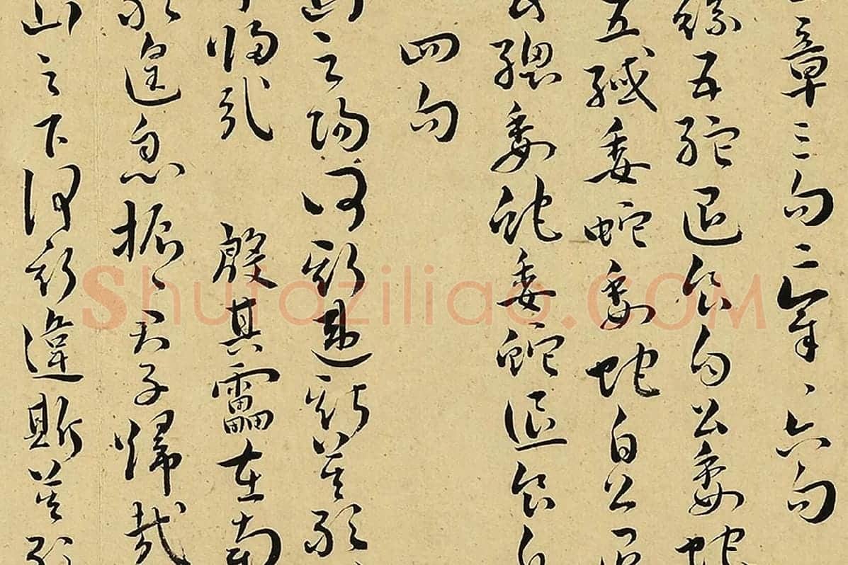 王宠真草书《书诗经二南古诗十九首》局部 (6)