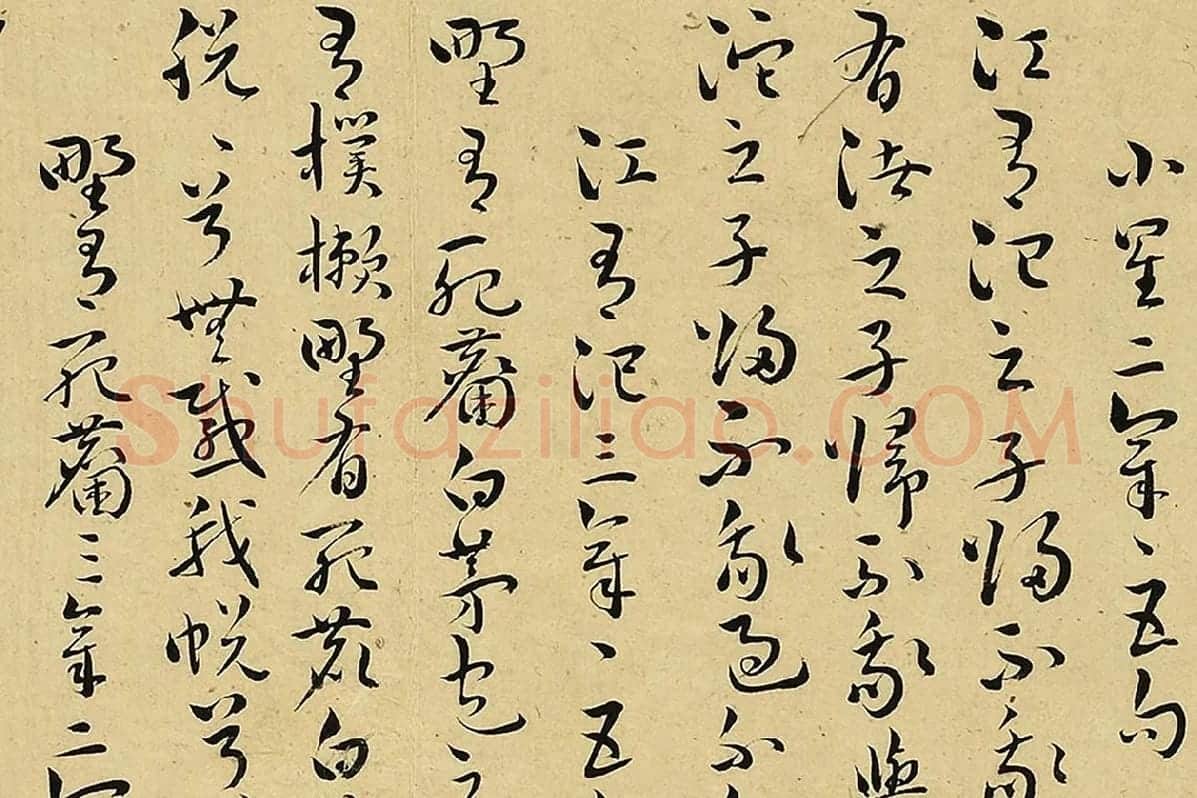 王宠真草书《书诗经二南古诗十九首》局部 (7)