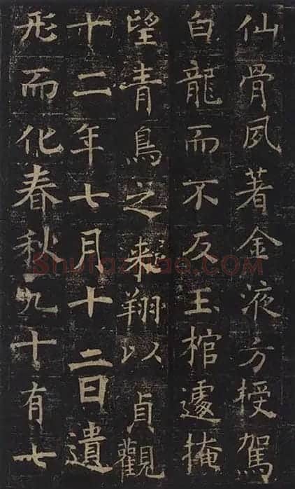 褚遂良楷书《孟法师碑》 (10)
