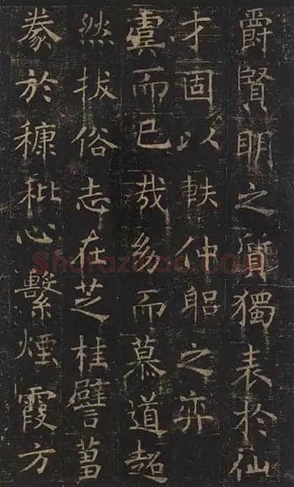 褚遂良楷书《孟法师碑》 (19)
