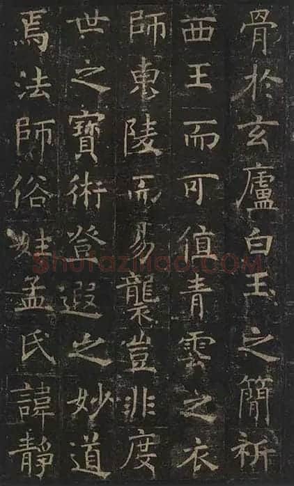 褚遂良楷书《孟法师碑》 (21)