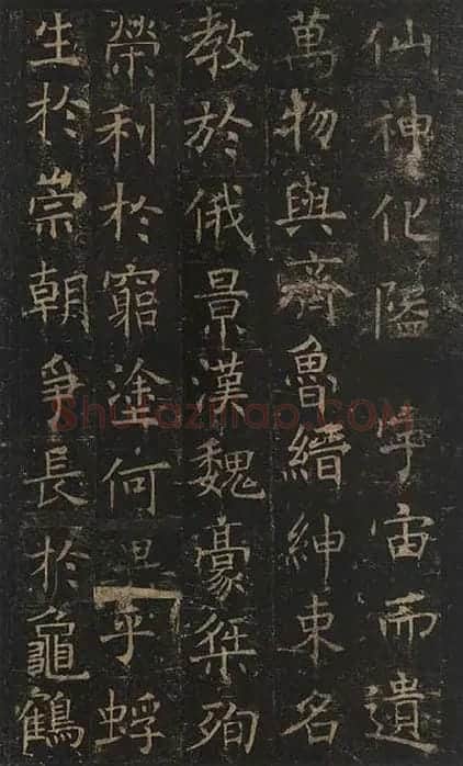 褚遂良楷书《孟法师碑》 (23)