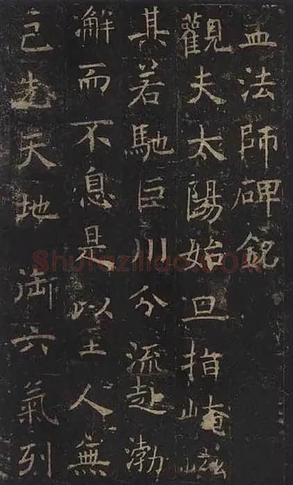 褚遂良楷书《孟法师碑》 (24)
