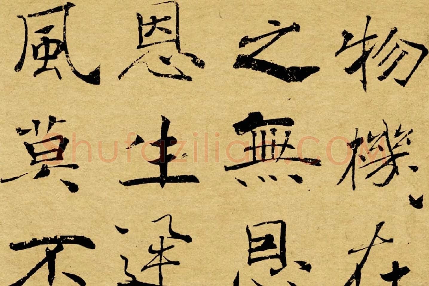 褚遂良大字行楷书《阴符经》局部 (9)