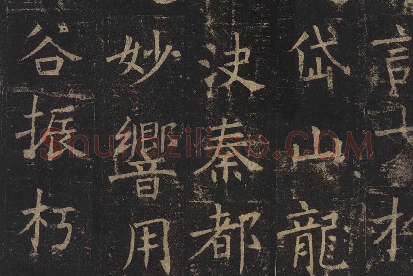 褚遂良楷书《孟法师碑》局部 (3)