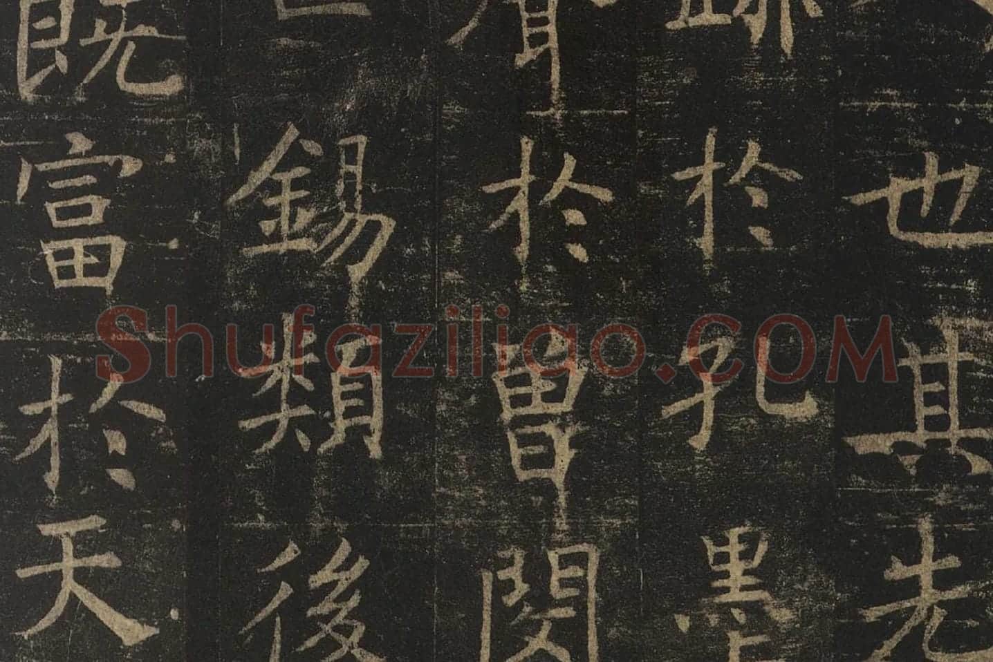 褚遂良楷书《孟法师碑》局部 (5)