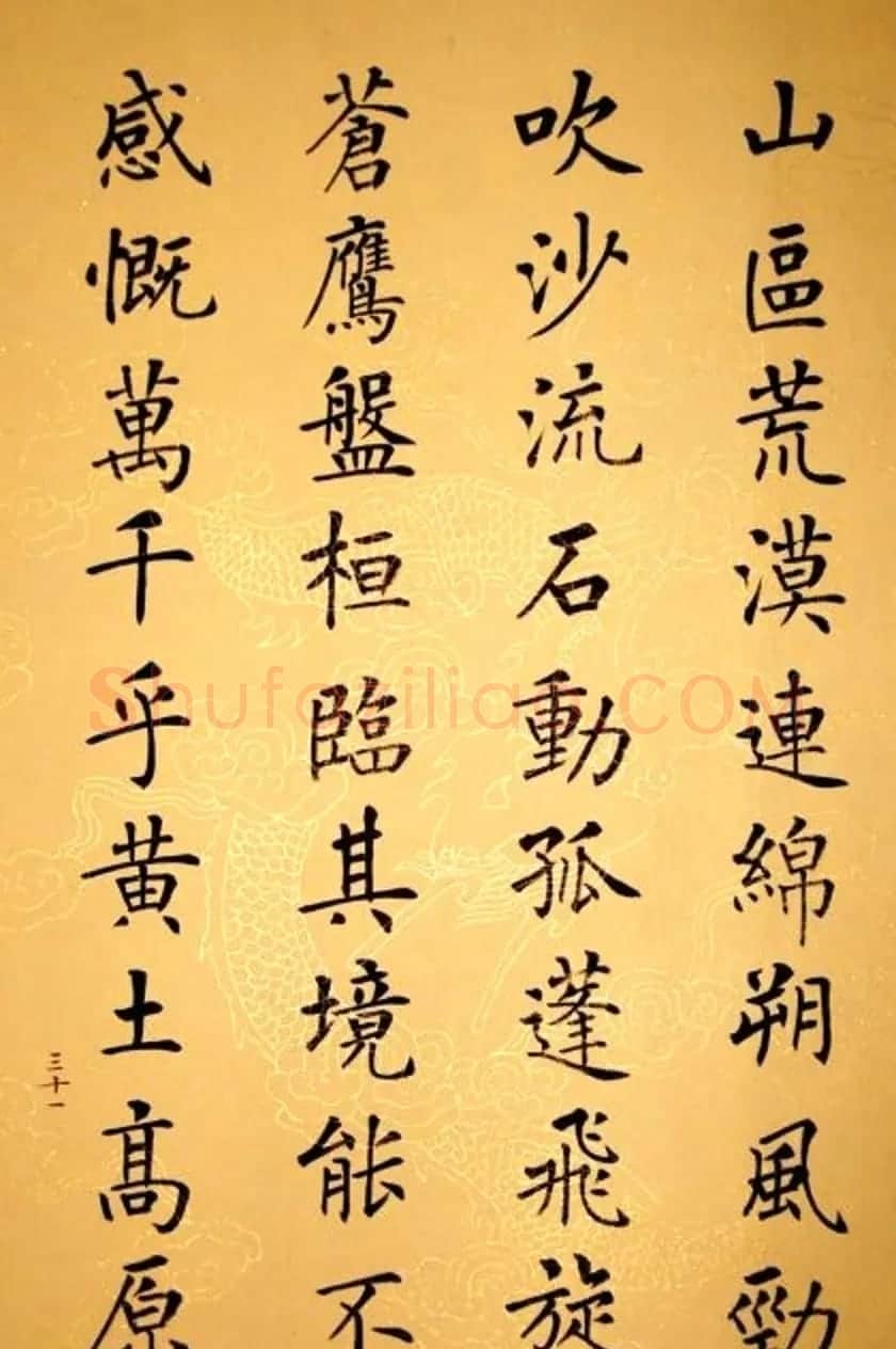 杨华书法册页《杨涵之楷书甘肃赋》 | 毛笔书法作品