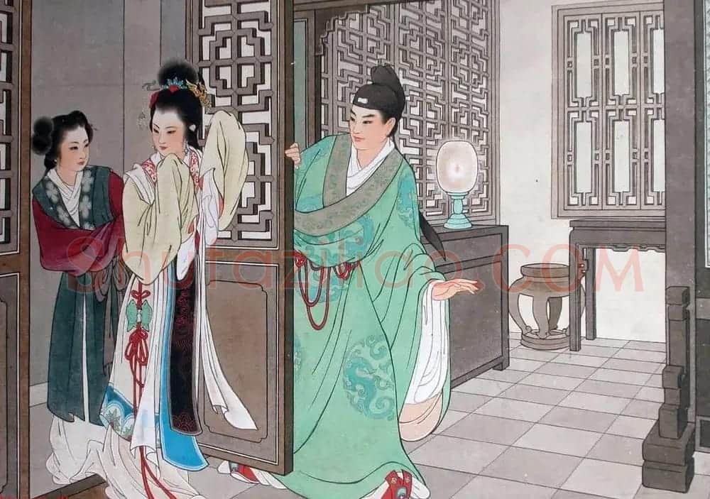 王叔晖绘画作品图册欣赏《西厢记》 | 传世书法作品赏析