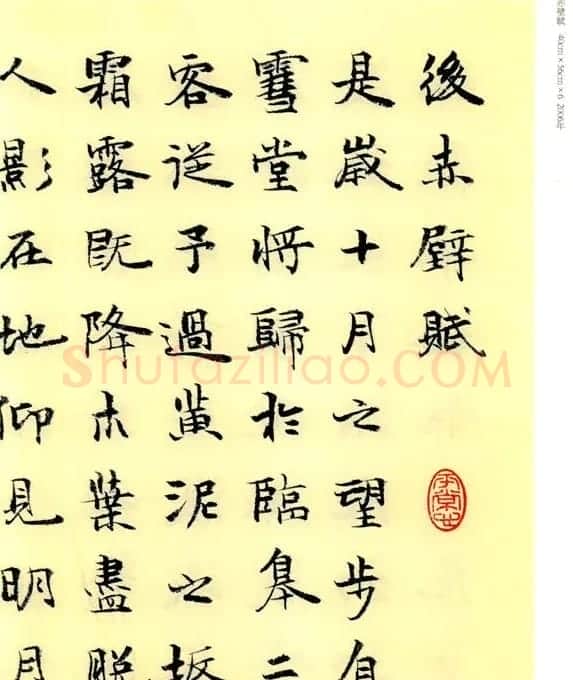 李小如楷书欣赏《前·后赤壁赋》 | 毛笔楷书字帖