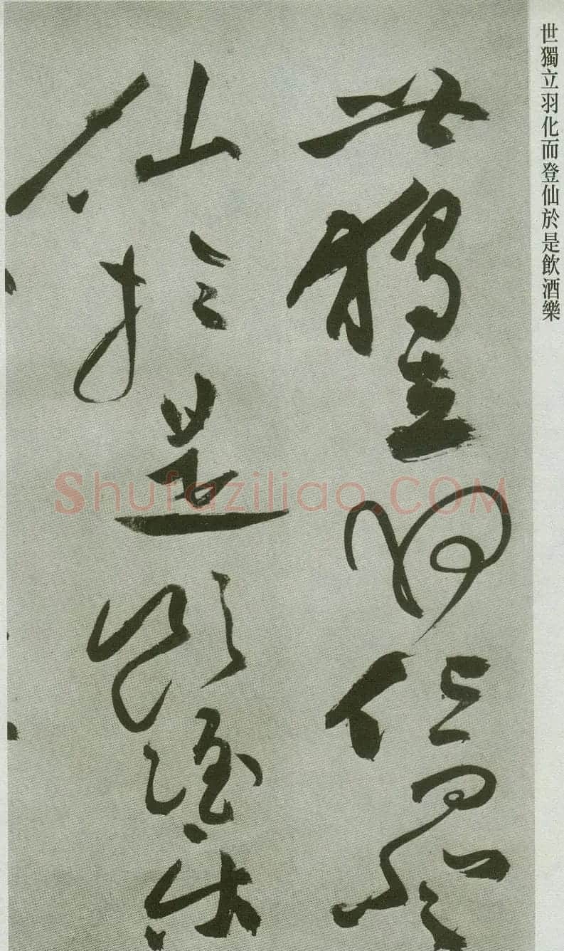 祝允明草书字帖欣赏《前赤壁赋》 | 毛笔草书字帖