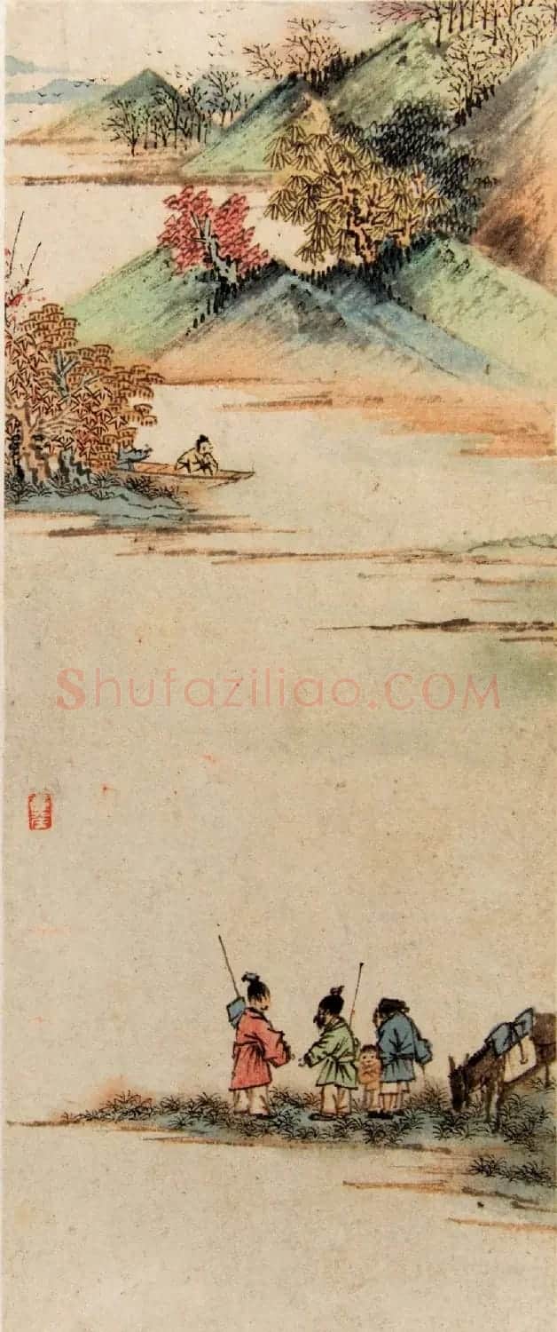 陈洪绶书法字画《明陈章侯画册》 | 传世书法作品鉴赏