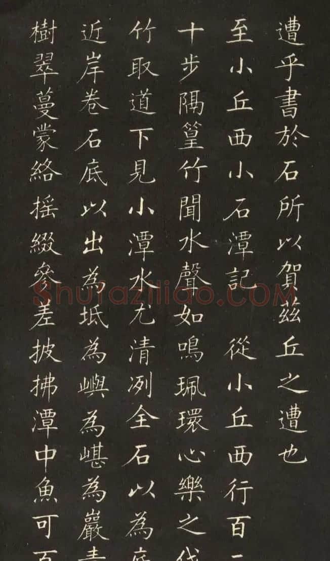 姜东舒小楷字帖欣赏《永州八记》 | 软笔楷书字帖