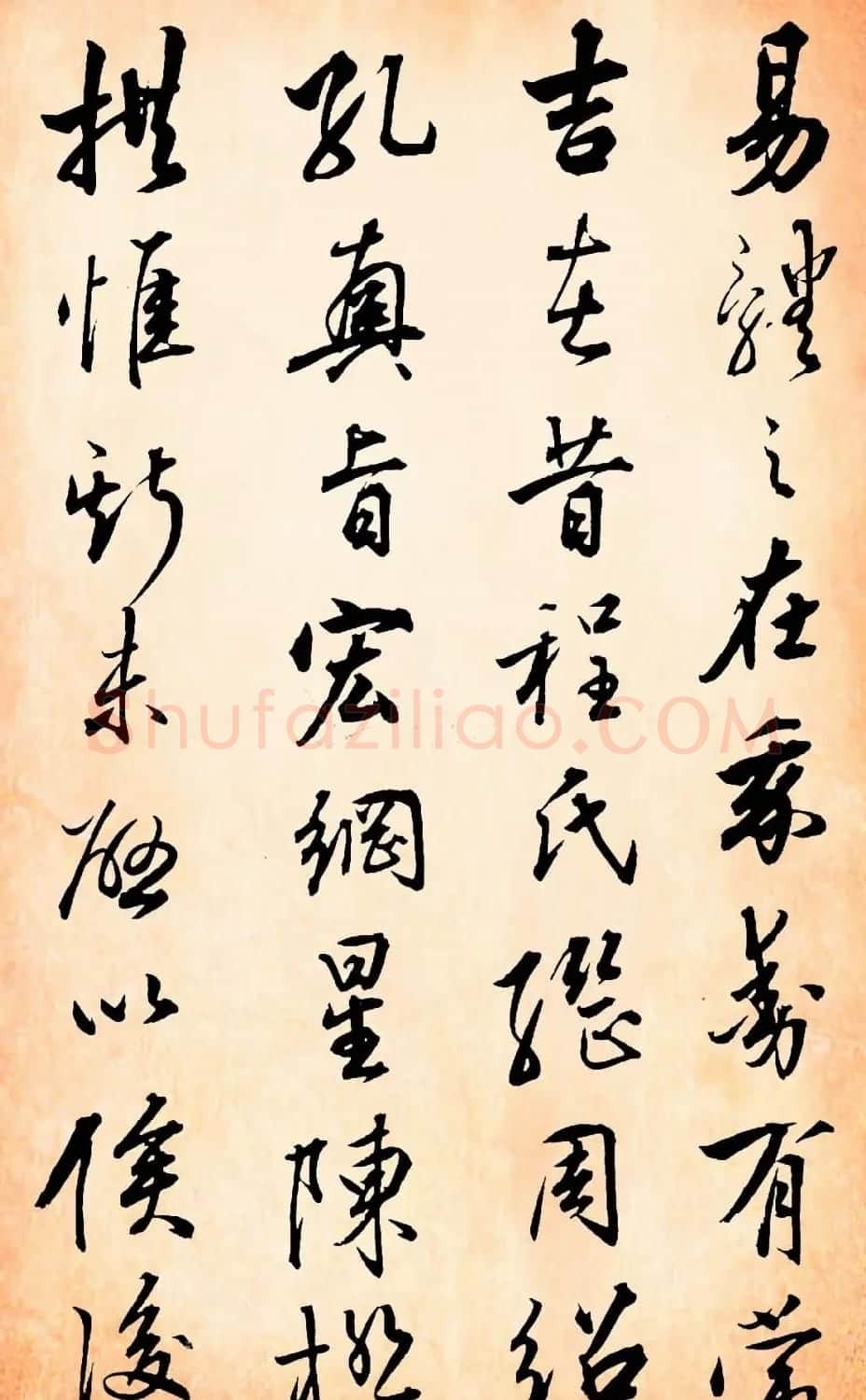 张照行书字帖赏析易经册 | 软笔行书字帖
