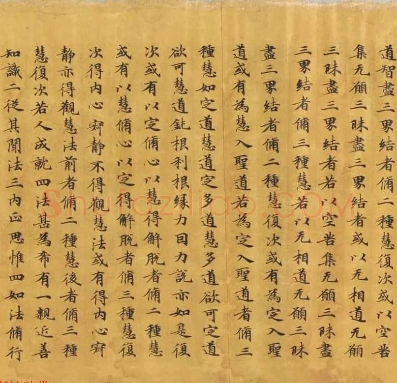 唐代写经赏析《阿毘昙毘婆沙论卷第五十二》法国国家图书馆藏 | 敦煌写经精选