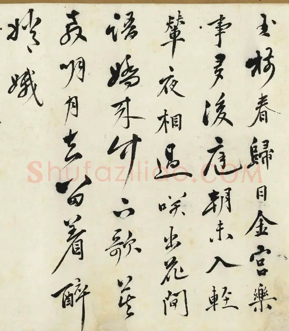 传明仇英乞巧图：宫中女子过七夕 | 传世书法作品精选