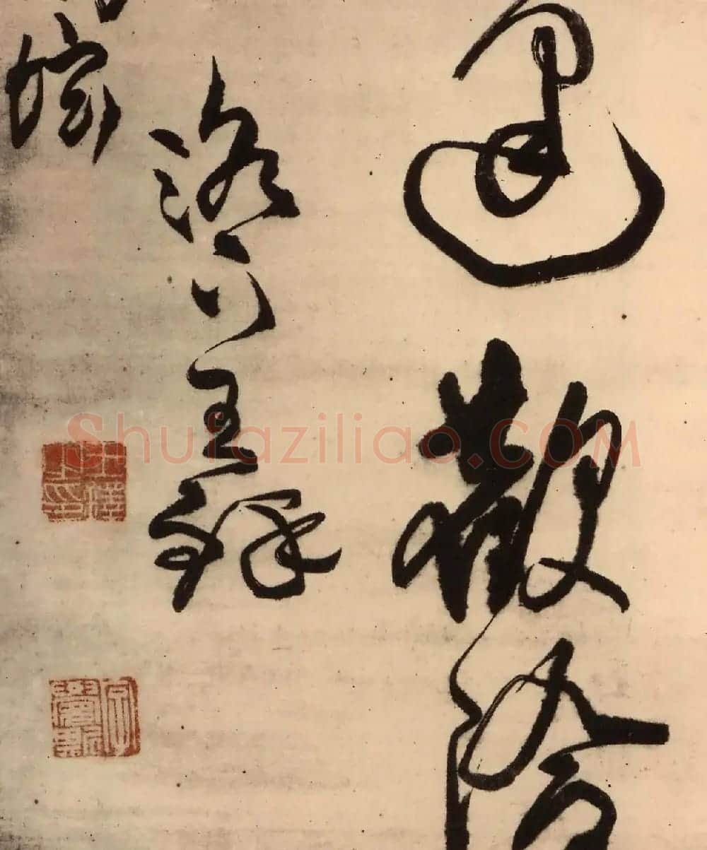 王铎行草书立轴《高适七绝万骑争歌杨柳春诗》 | 名家书法作品精选