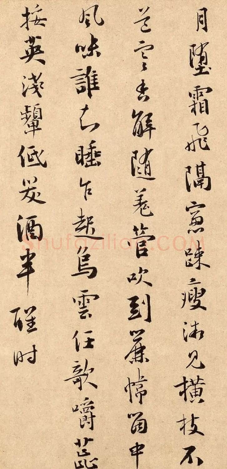 南宋杨无咎书法《柳梢青·梅花十首》 | 毛笔书法作品