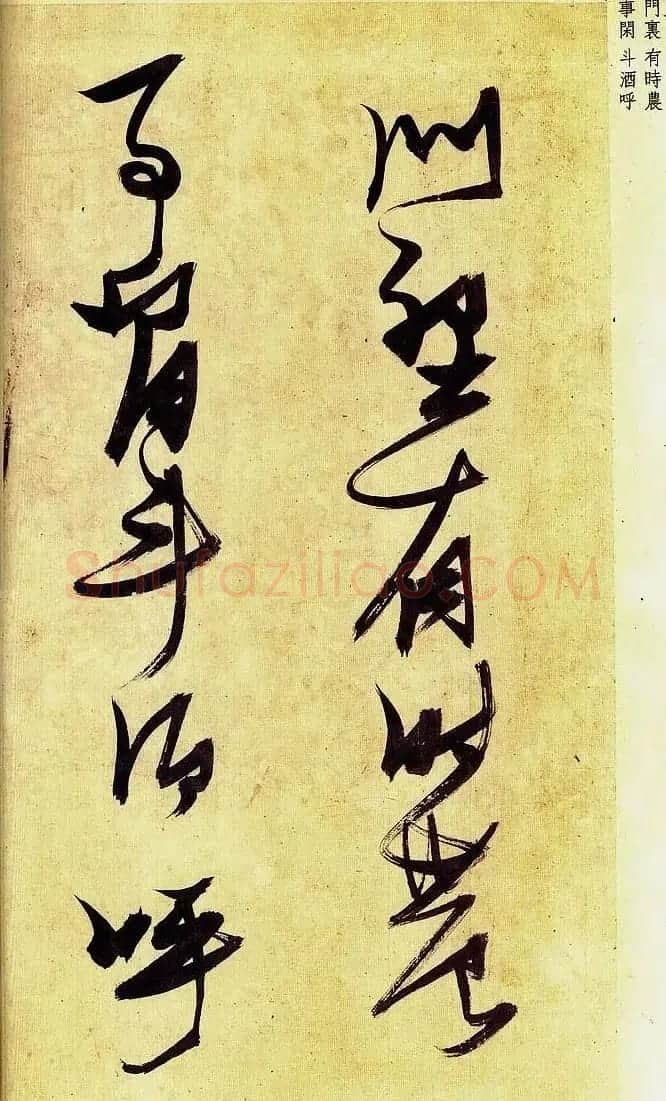 《明张瑞图草书偶然作》册页欣赏 | 毛笔草书字帖