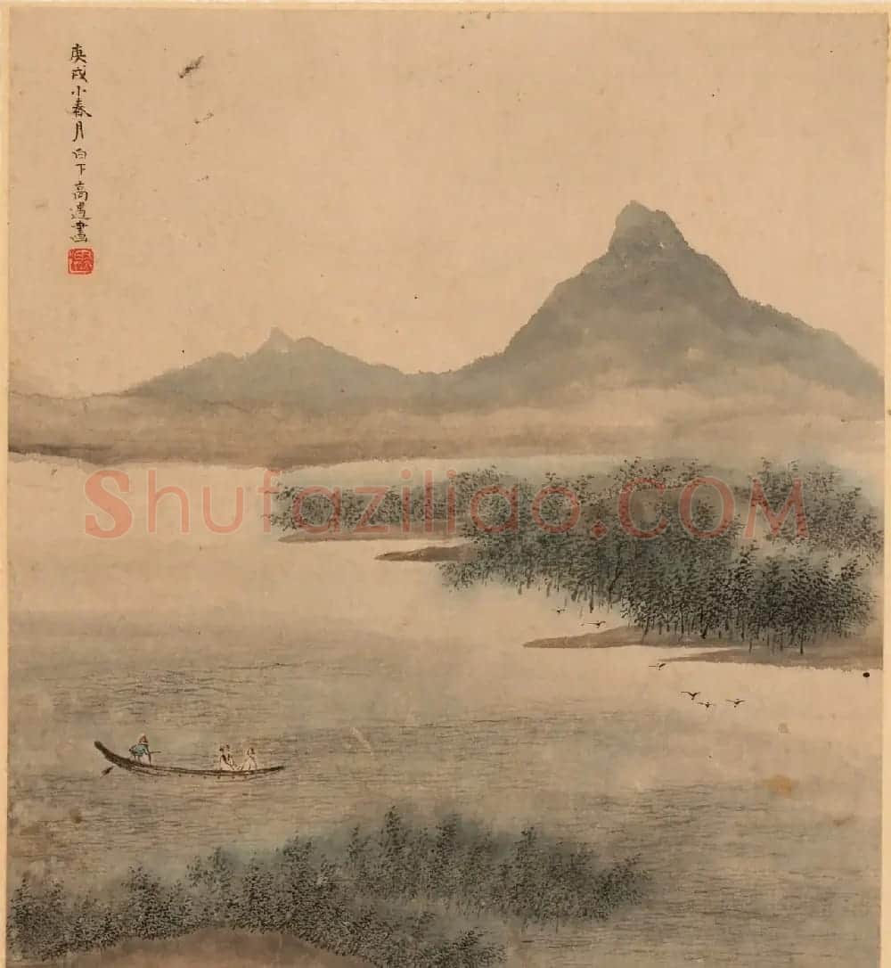 字画珍品：清初12人书法题《名家书画册》 | 传世书法作品赏析