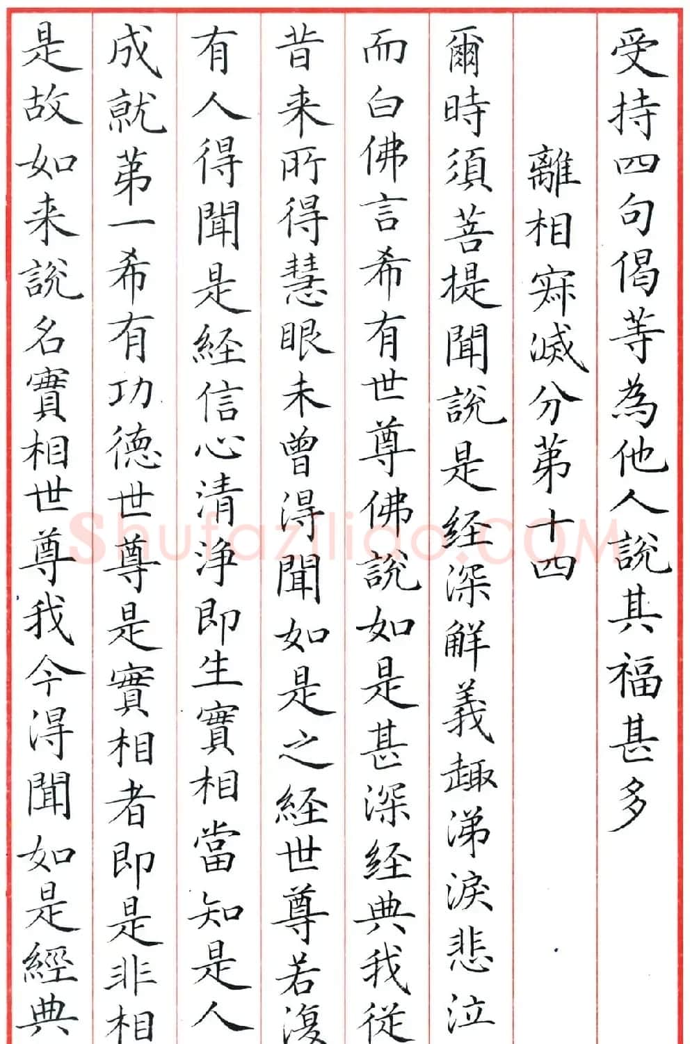梁林小楷书法《金刚经三十二品》 | 书法作品鉴赏