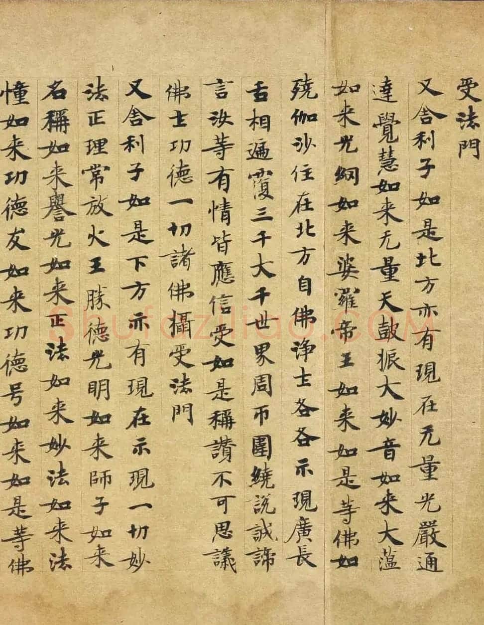 敦煌遗书《称赞净土佛摄受经》 | 敦煌写经精选
