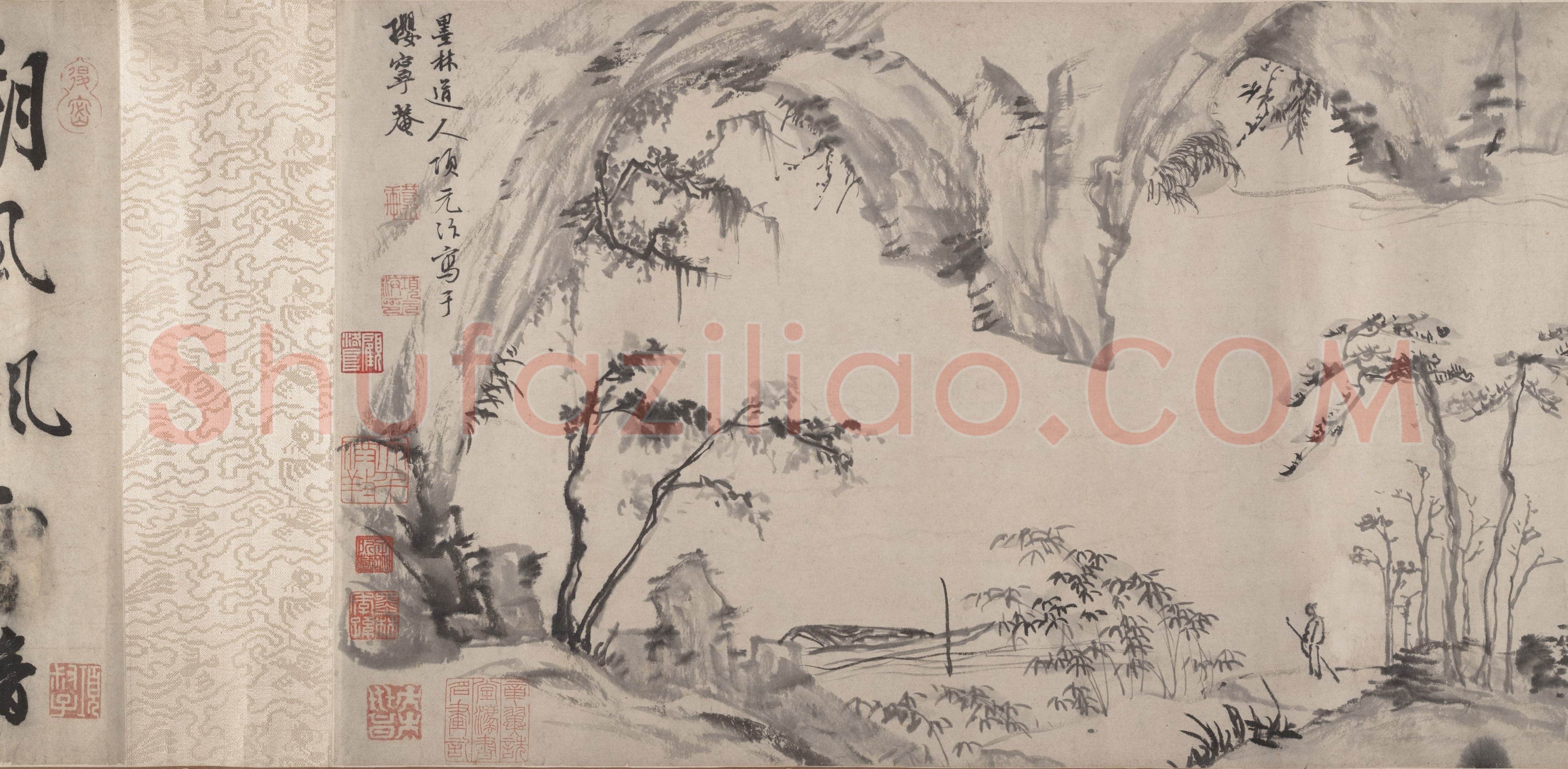 项元汴《秋江图卷》(传)纽约大都会艺术馆藏