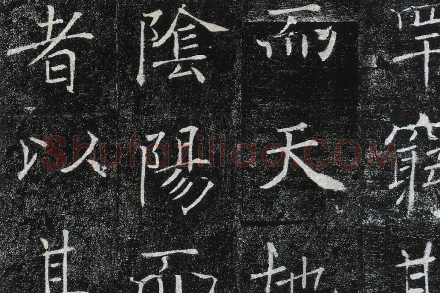 褚遂良楷书《雁塔圣教序》局部 (5)