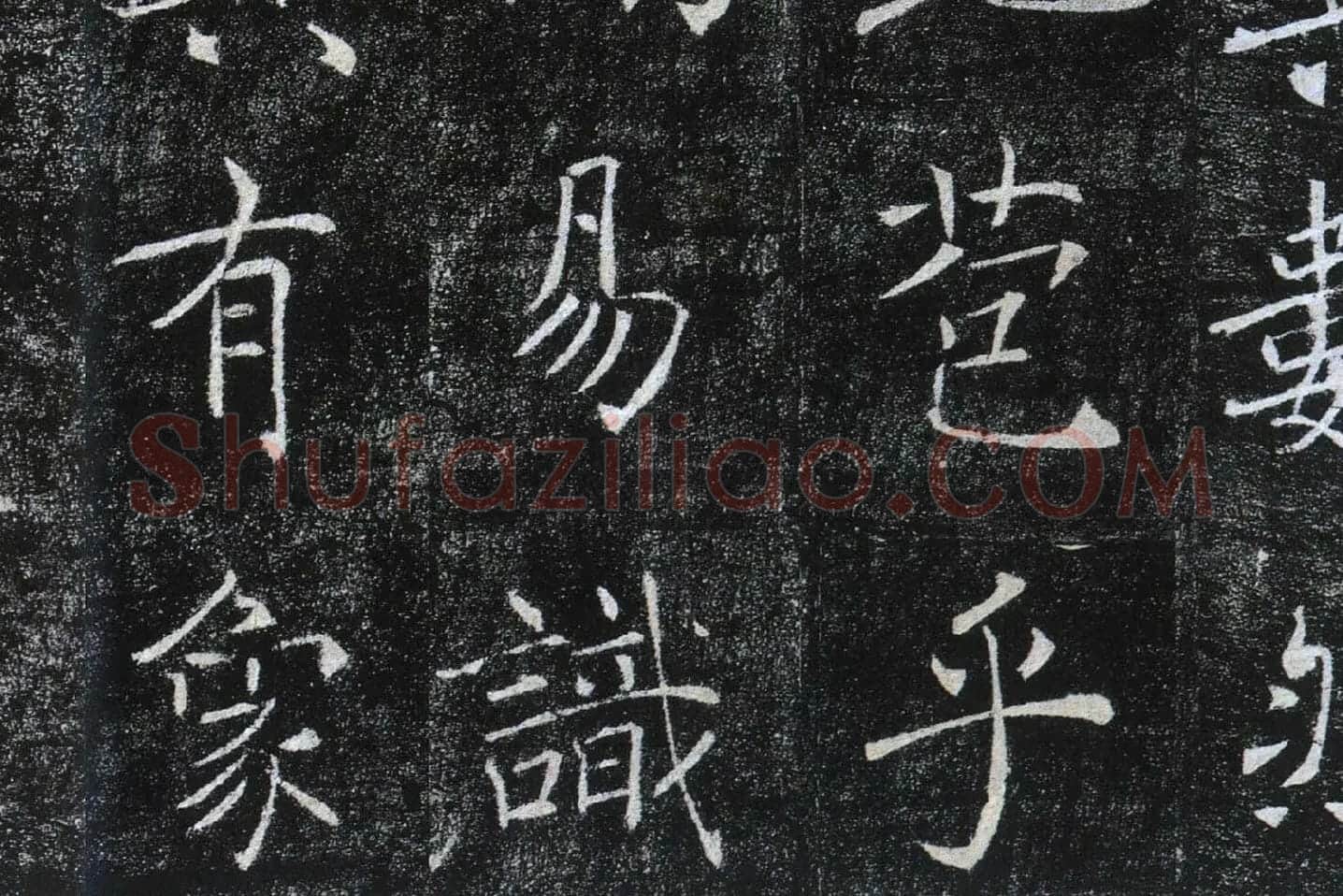 褚遂良楷书《雁塔圣教序》局部 (6)