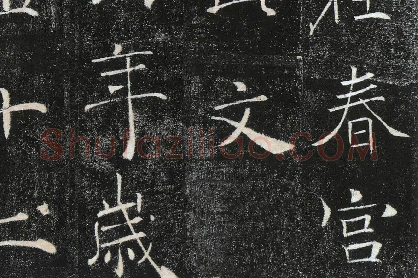 褚遂良楷书《雁塔圣教序》局部 (12)