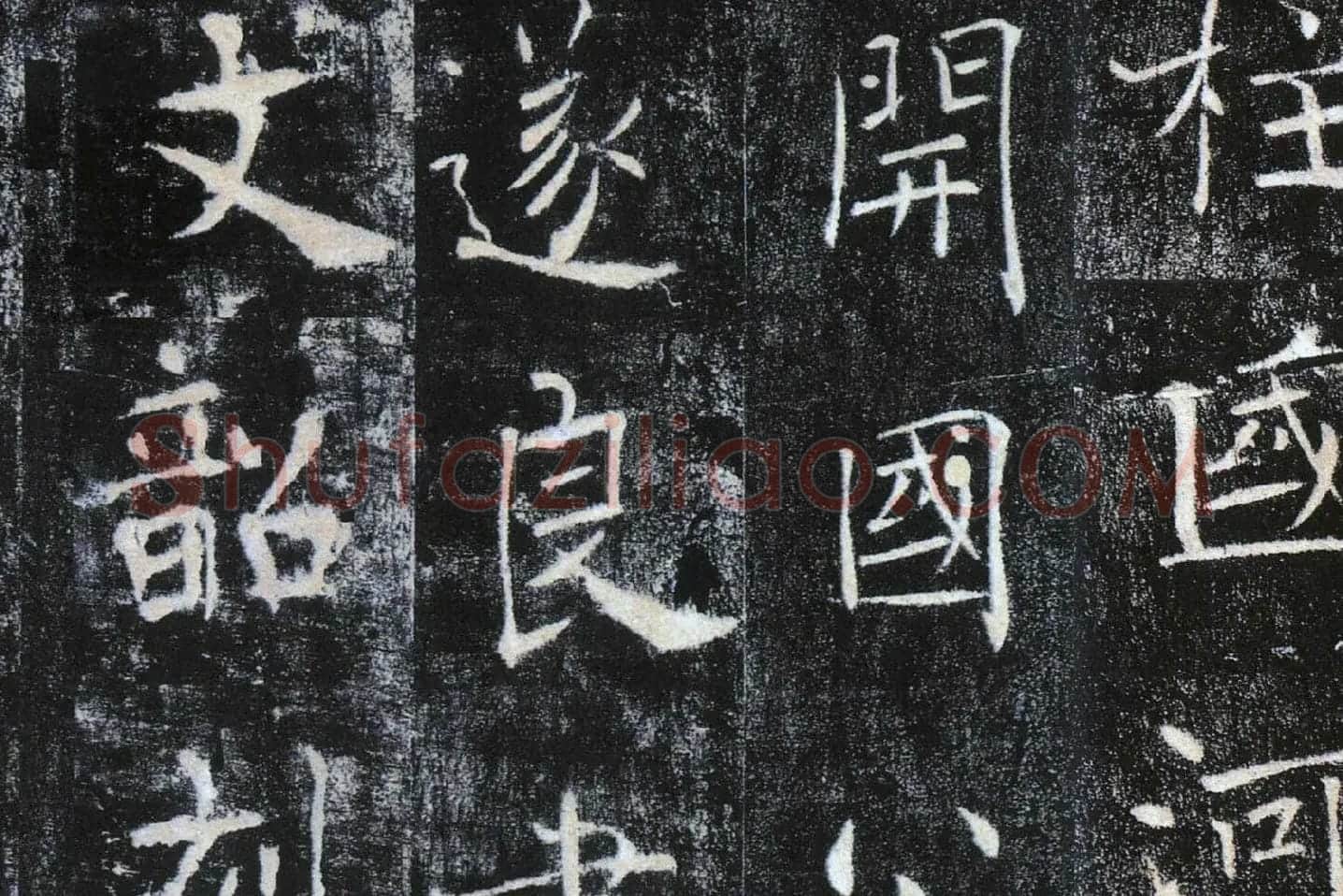褚遂良楷书《雁塔圣教序》局部 (13)