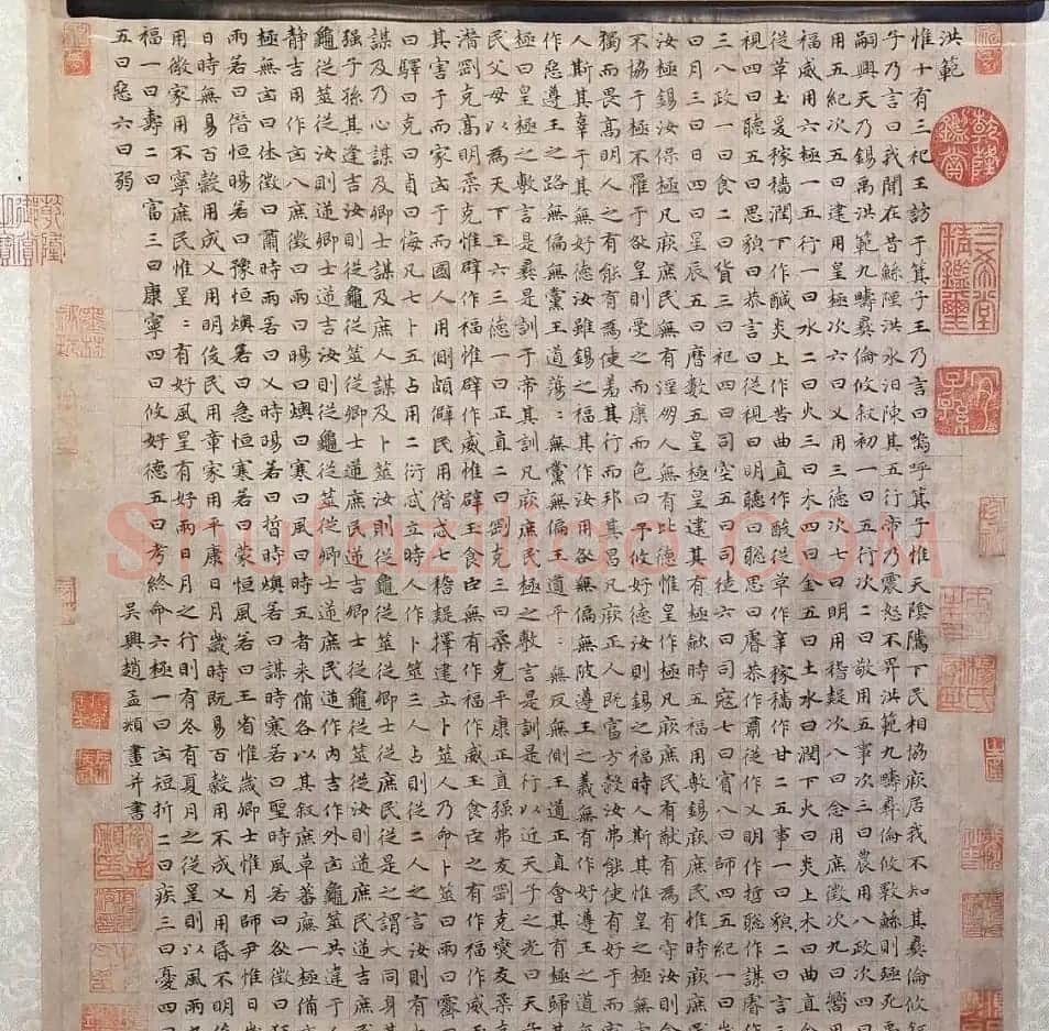 赵孟頫(传)小楷《尚书洪范》 | 书法作品精选