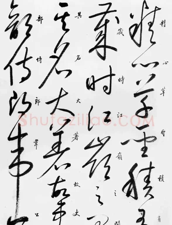 启功草书临唐怀素自叙帖 | 软笔草书字帖