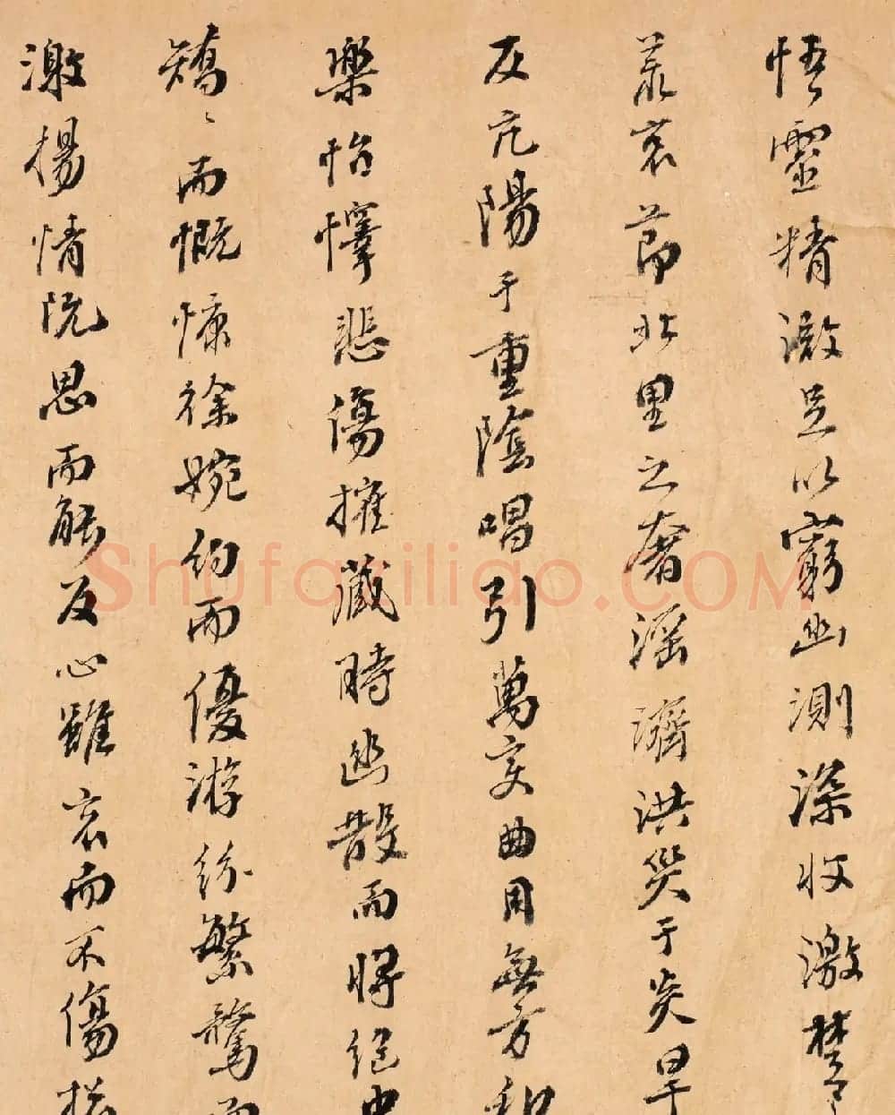 明末清初诗人顾梦游行书长卷《啸赋》 | 书法长卷