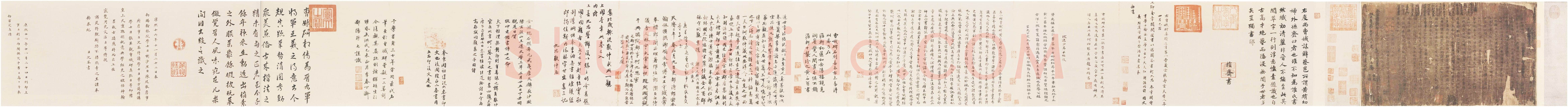 孝女曹娥诔辞卷传世小楷书早期杰作,摘自东晋孝女曹娥诔辞卷