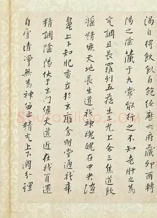 朱耷小行楷黄庭经_07