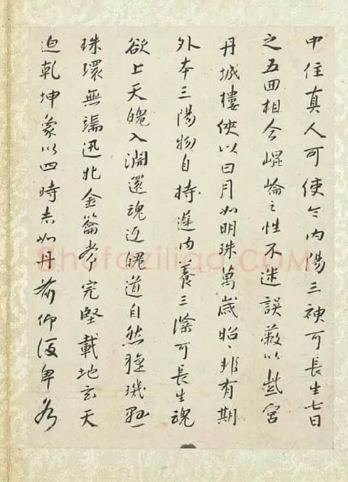 朱耷小行楷黄庭经_09