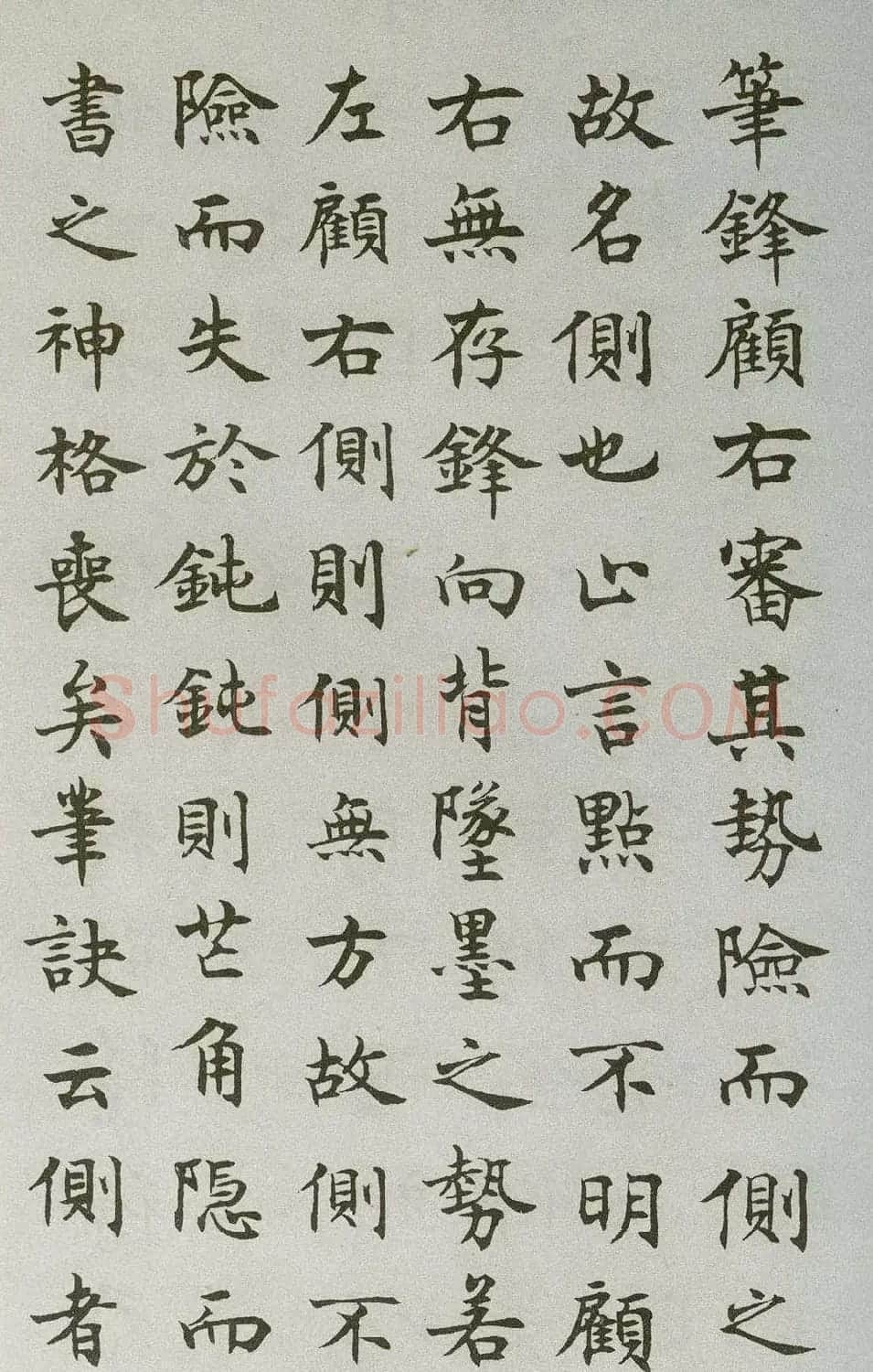 沈尹默楷书《禁经永字八法》 | 软笔楷书字帖