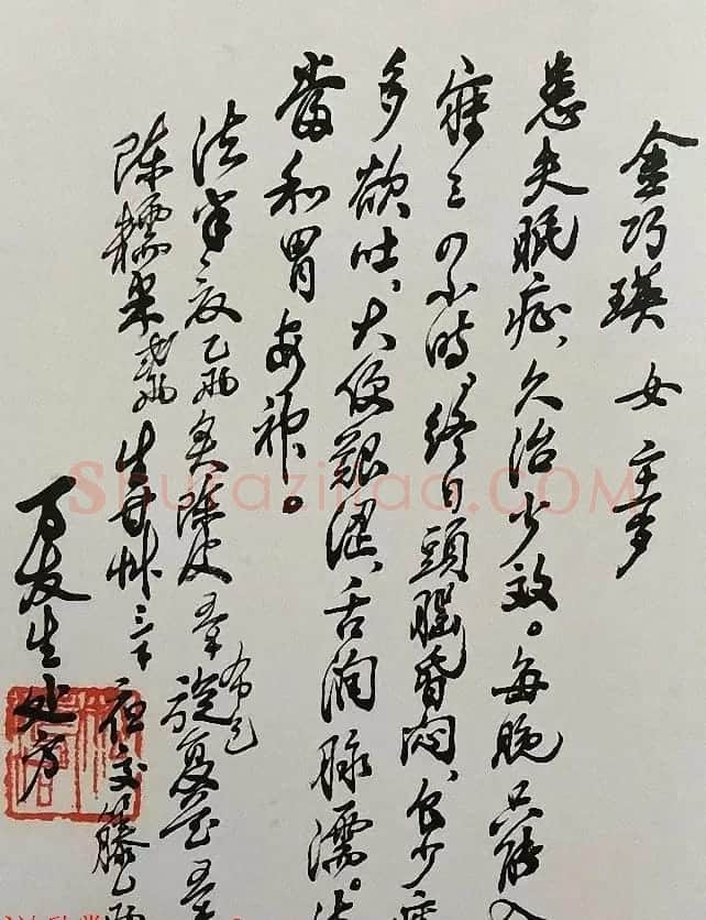 书法家亲手开方子附名医药方手迹 | 名家书法作品赏析