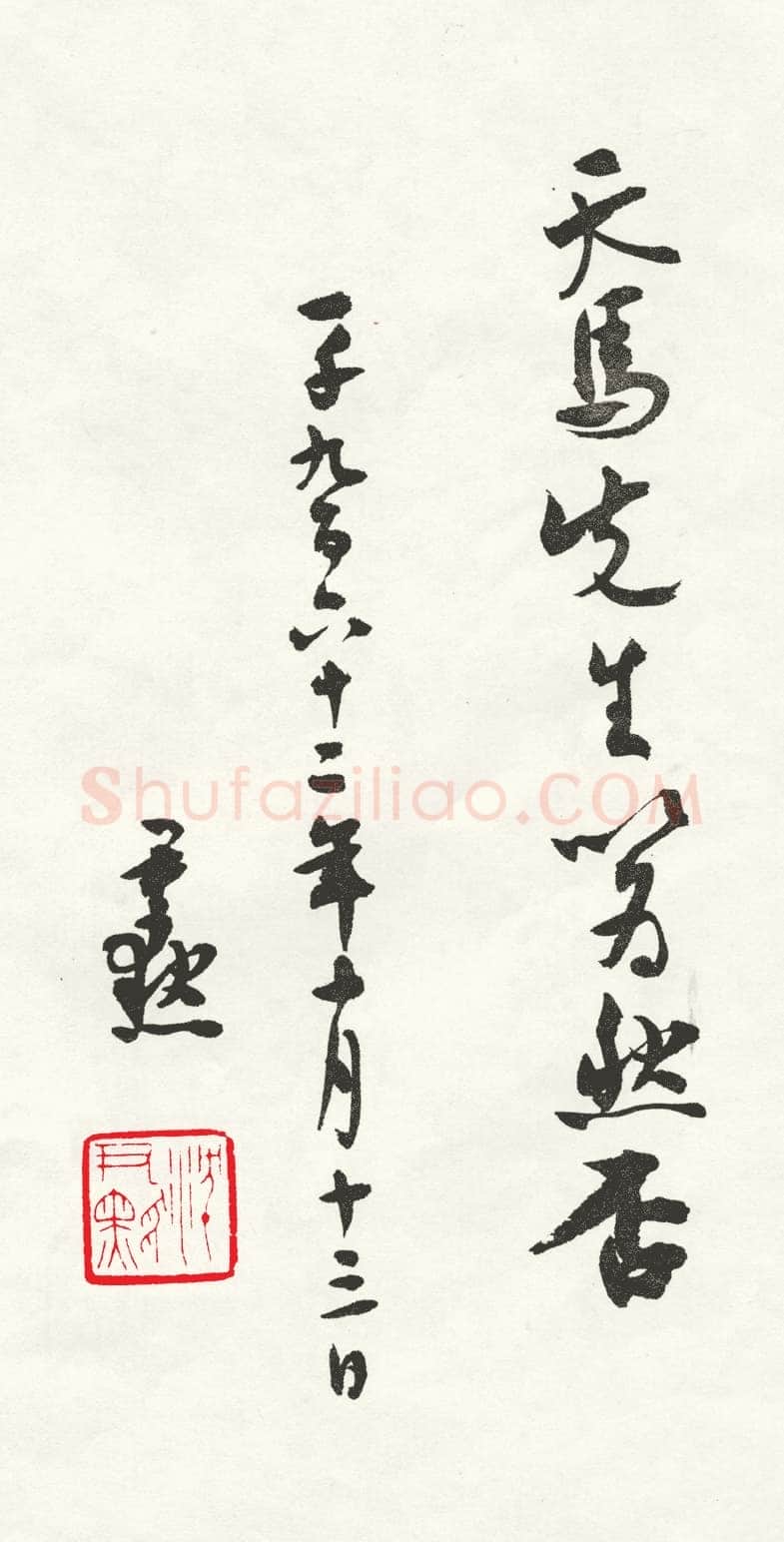 沈尹默张廉卿先生草稿跋