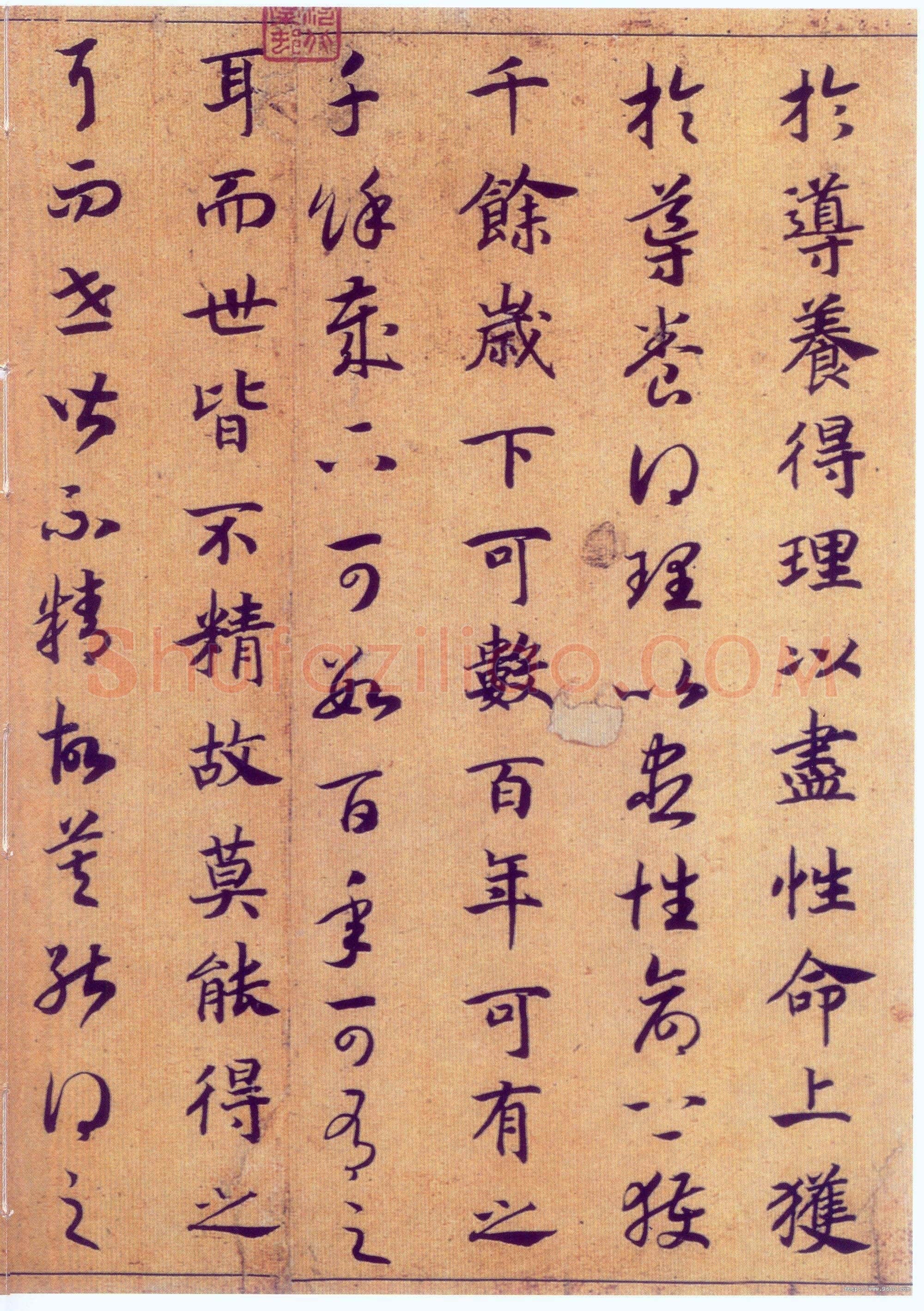 赵构《真草书养生论卷》纸本 23.5×602.8cm 上海博物馆藏