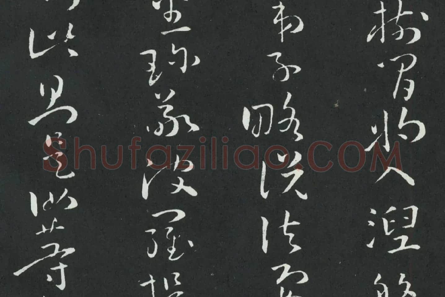 孙过庭草书《佛遗教经》墨拓局部 (4)