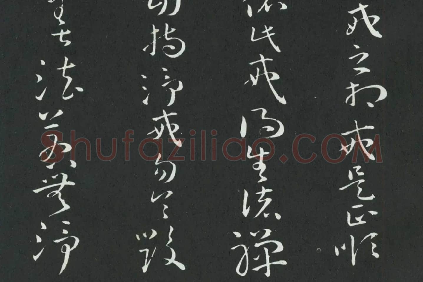 孙过庭草书《佛遗教经》墨拓局部 (7)