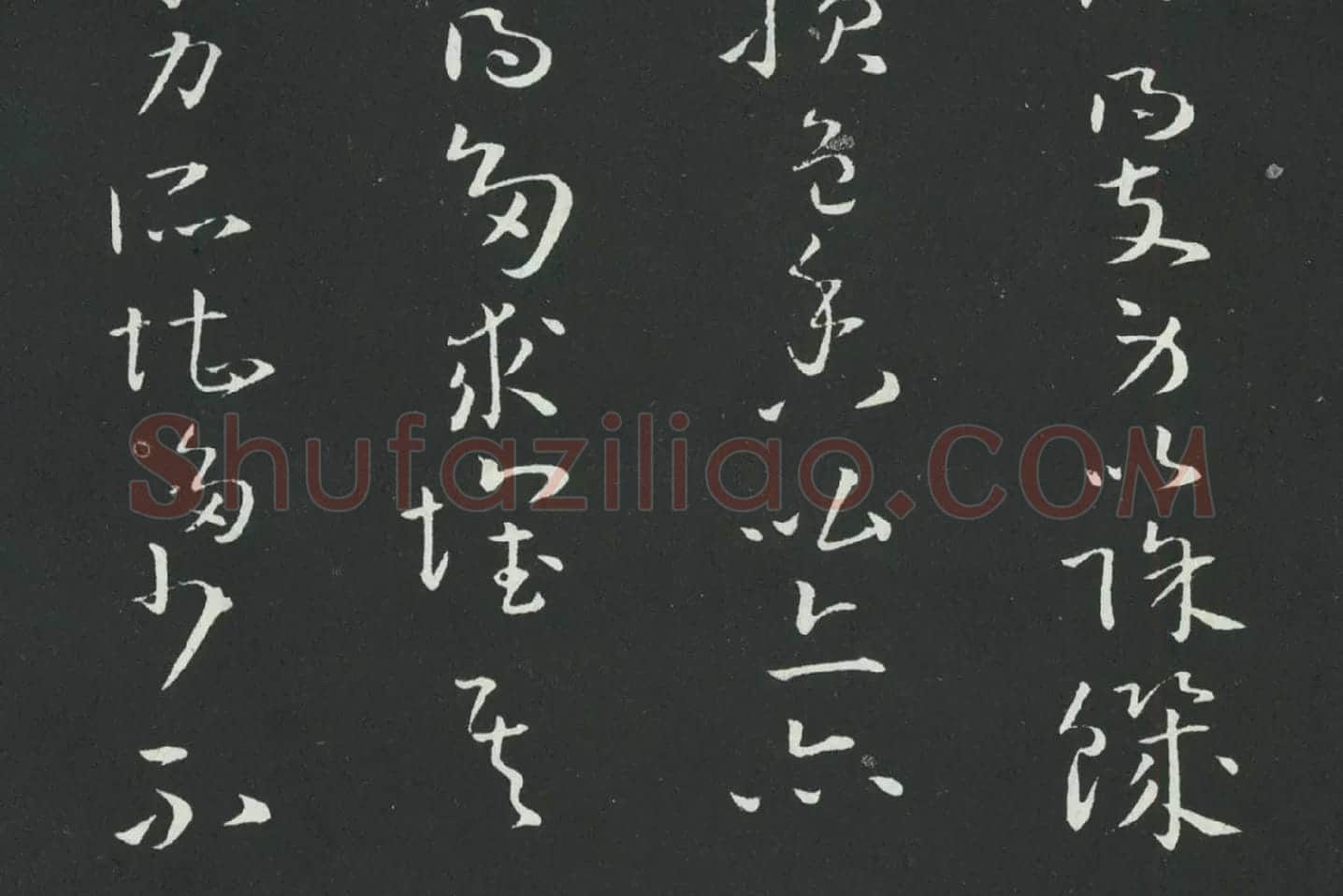孙过庭草书《佛遗教经》墨拓局部 (10)