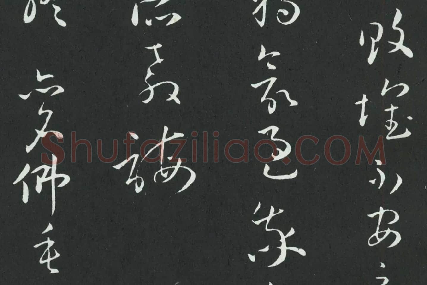 孙过庭草书《佛遗教经》墨拓局部 (12)