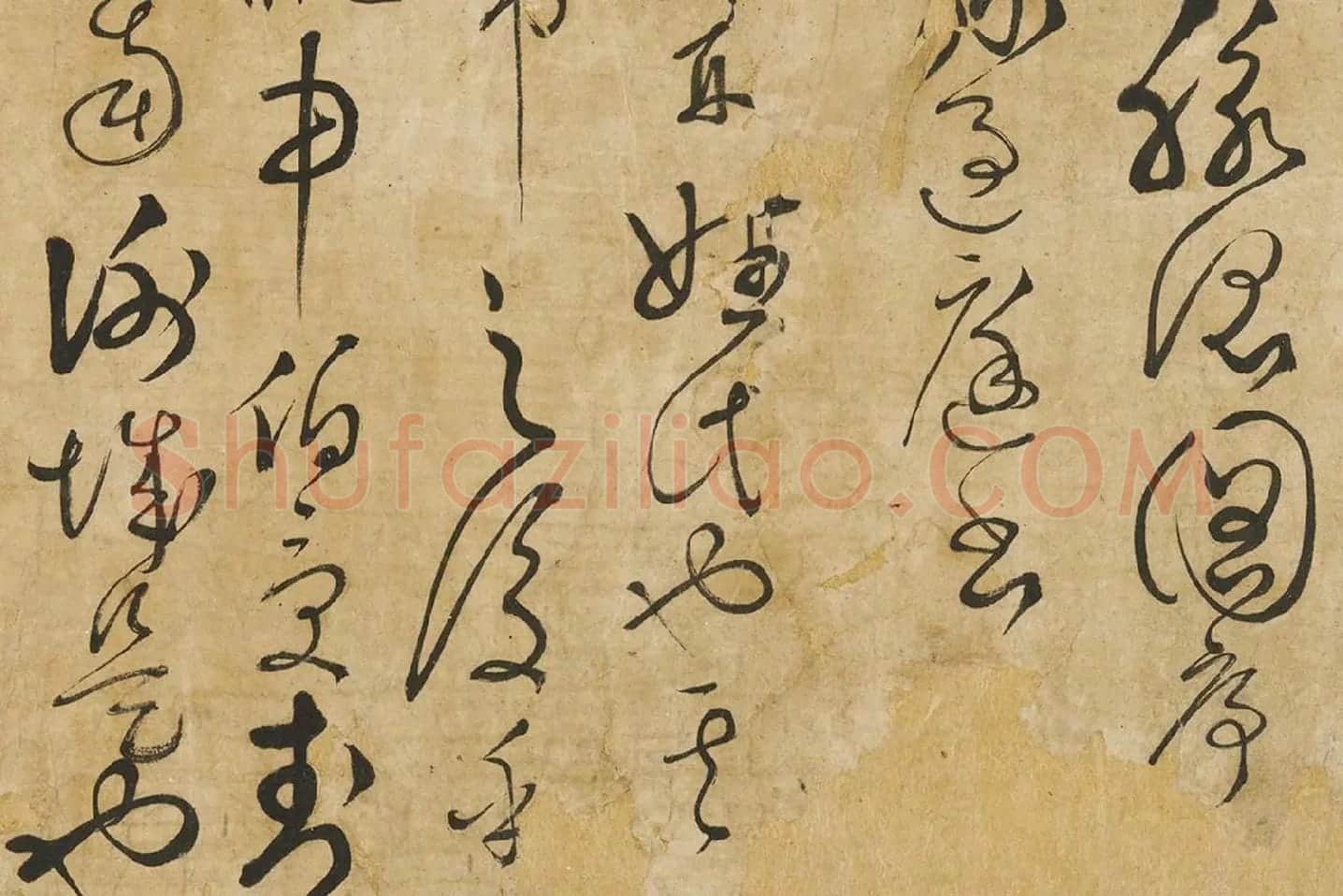 孙过庭草书墨迹局部 (2)
