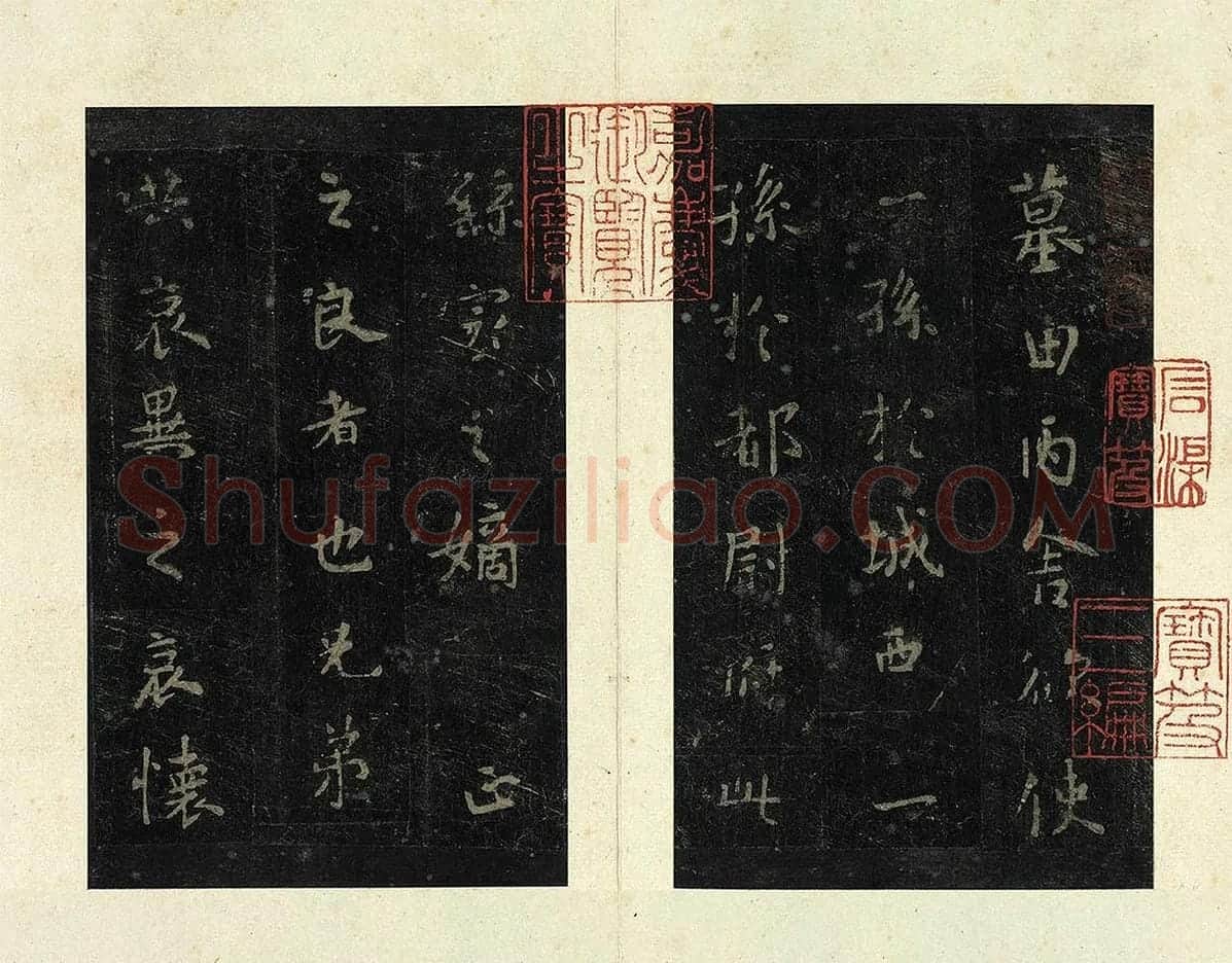 宋拓钟繇小楷书《丙舍帖》_01