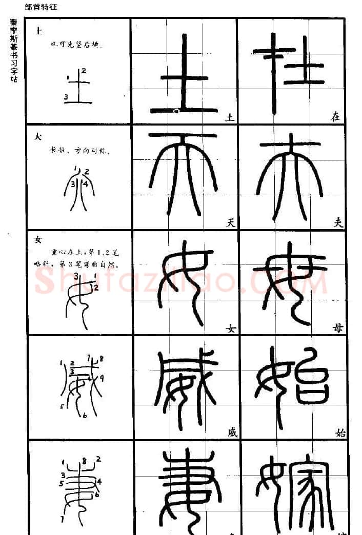《书法家之路-李斯篆书》丛帖 | 软笔篆书字帖