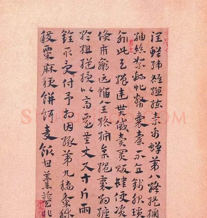 赵孟頫56岁章草《急就章》上海博物馆藏 | 书法名家作品鉴赏